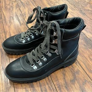 J Crew Women’s Lightweight Leather Nordic Boots Size 8